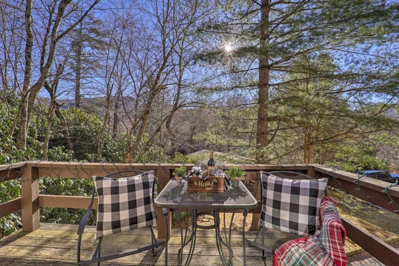 Banner Elk Mountain Retreat With Deck And Fireplace Exterior photo